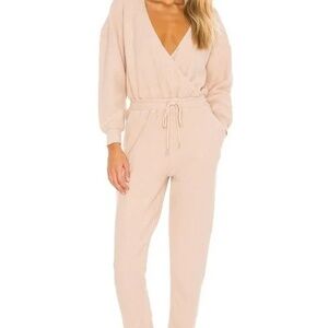L*SPACE Coastin' Jumpsuit Sandstone Size XS